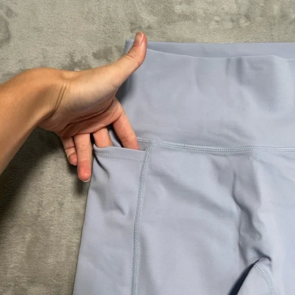 Spiderz Softball Leggings Women’s Small Ice Blue Pockets - Picture 5 of 8